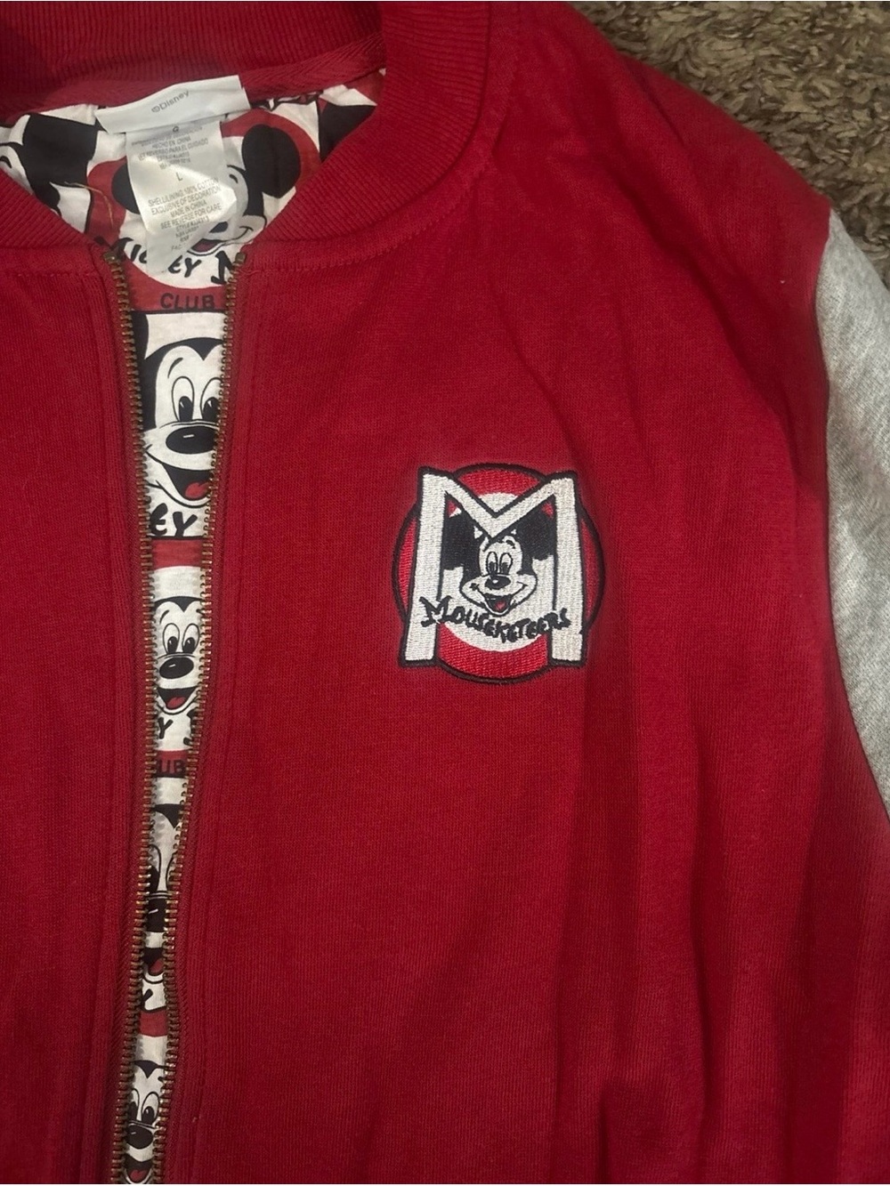 Disney Parks Mouseketeer Bomber Style Jacket - Picture 6 of 7